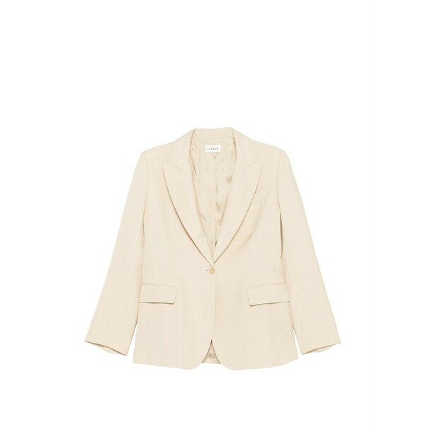 パロッシュ レディース 上衣＆上衣 アウター Pocket single-breasted jacket Neutrals