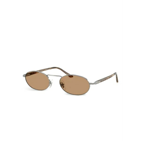 ペルソル メンズ サングラス・アイウェア 付属物 Oval-frame sunglasses Silver