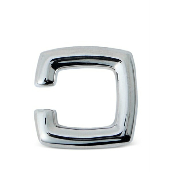 トム白木 メンズ ピアス・イヤリング 付属物 Cube cut-out ear cuff Silver