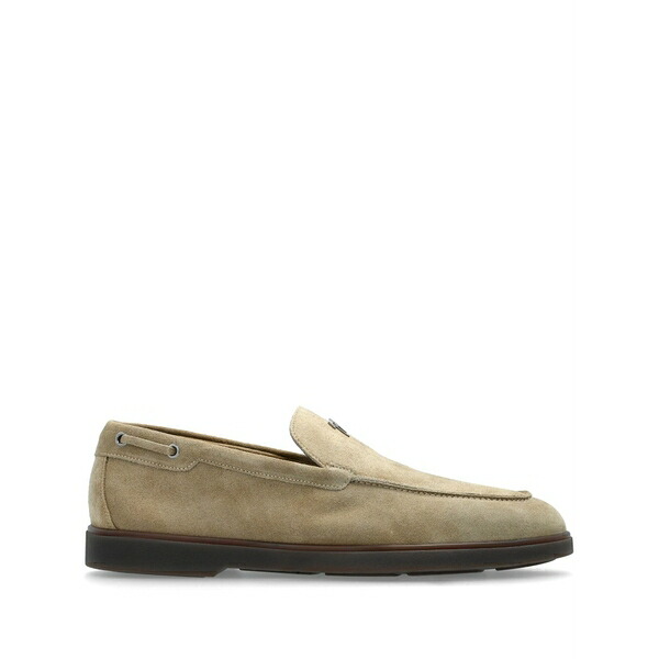ジュゼッペザノッティ メンズ スリッポン・ローファー シューズ Suede loafers Neutrals｜asty