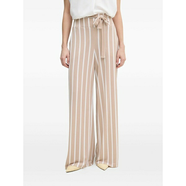 ジョセフリブコフ レディース 心地好いズボン下 ボトムス Striped tie trousers Neutrals