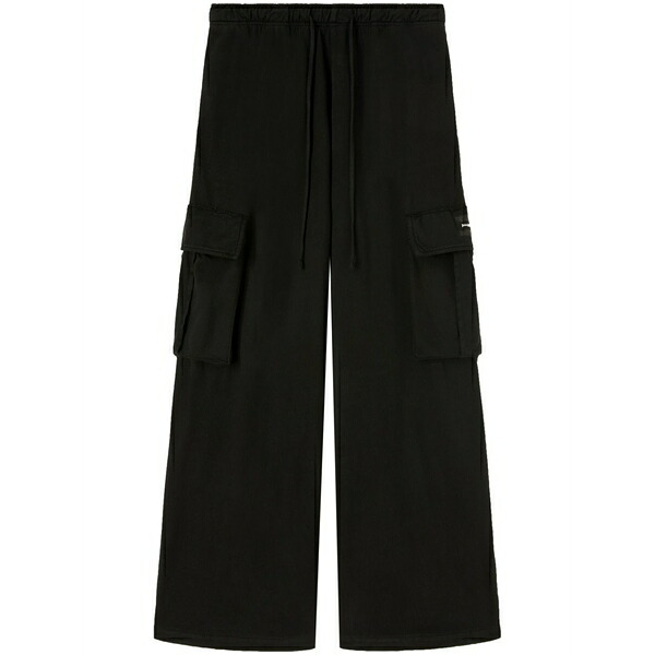 パーム・エンジェルス メンズ カジュアルパンツ ボトムス Wide-leg jersey cargo pants Black|asty