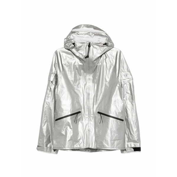 シーピーカンパニー メンズ 上衣＆上衣 アウター Hooded pocket jacket Silver