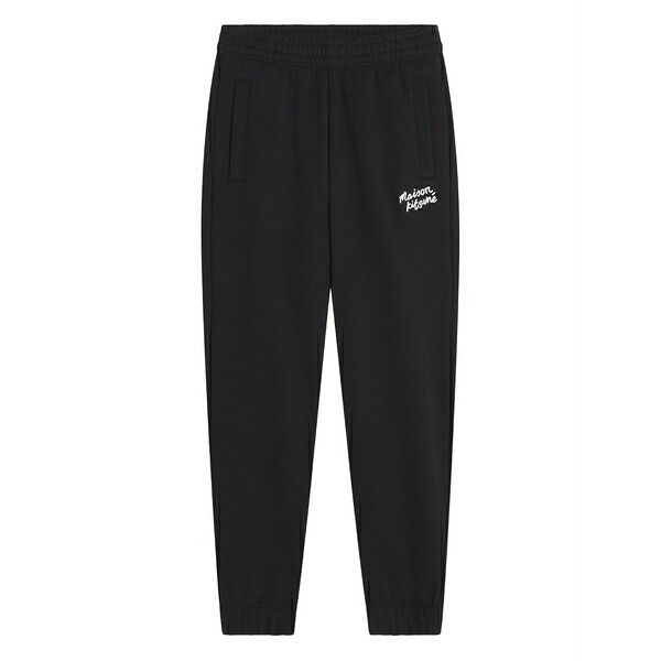 住みか 稲荷 メンズ 心地好いズボン下 ボトムス Elasticated-waist track pants Black