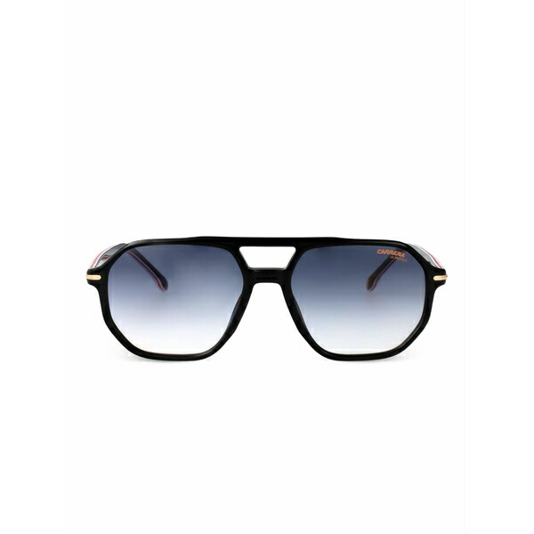 カレーナ メンズ サングラス・アイウェア 添え物 Geometric-frame sunglasses Black