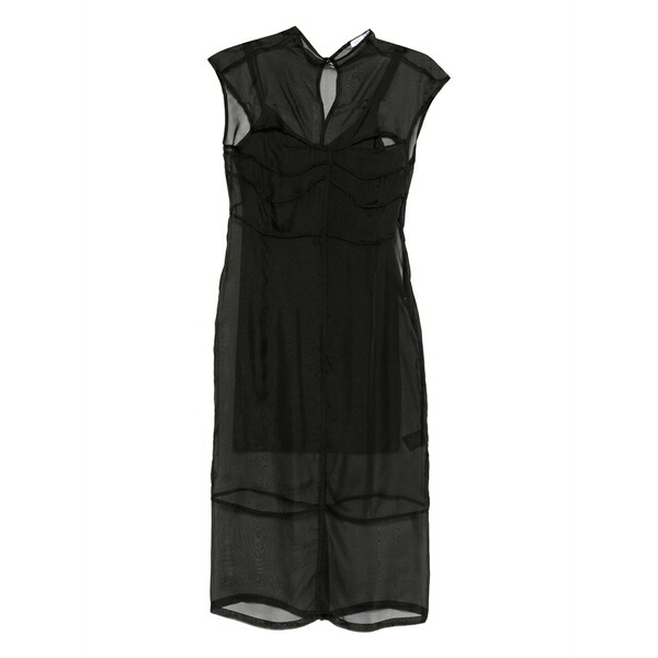 パトリツィア ペペ レディース 衣裳 トップス Sleeveless MIDI dress Black