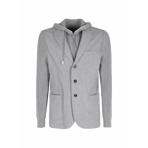 イレブンティ メンズ 上衣＆上衣 アウター Panelled jacket Grey