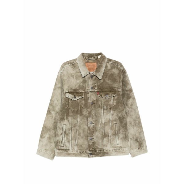 リーヴァイズジーンズ メンズ 上衣＆上衣 アウター Logo-patch jacket Green