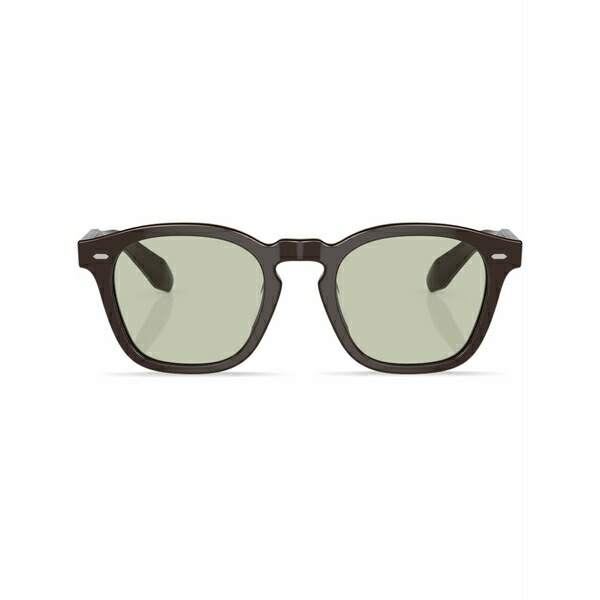 オリバーピープルズ メンズ サングラス・アイウェア 付属物 Round-frame tinted-lenses sunglasses  Brown