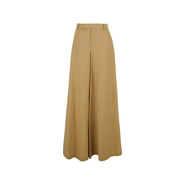 フェデリカ・トシ レディース 心地よいズボン下 ボトムス Cotton palazzo trousers Neutrals