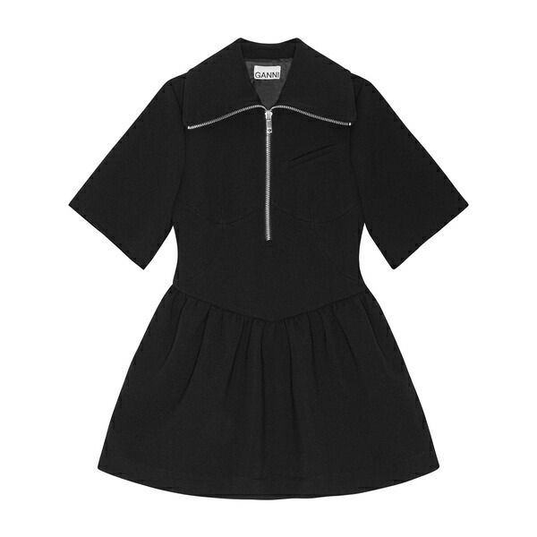 ガニー レディース 衣裳 トップス Mini zip-up dress Black