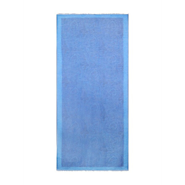 エトロ メンズ えり巻き・袈裟・えり巻き 付属物 Paisley-pattern scarf Blue