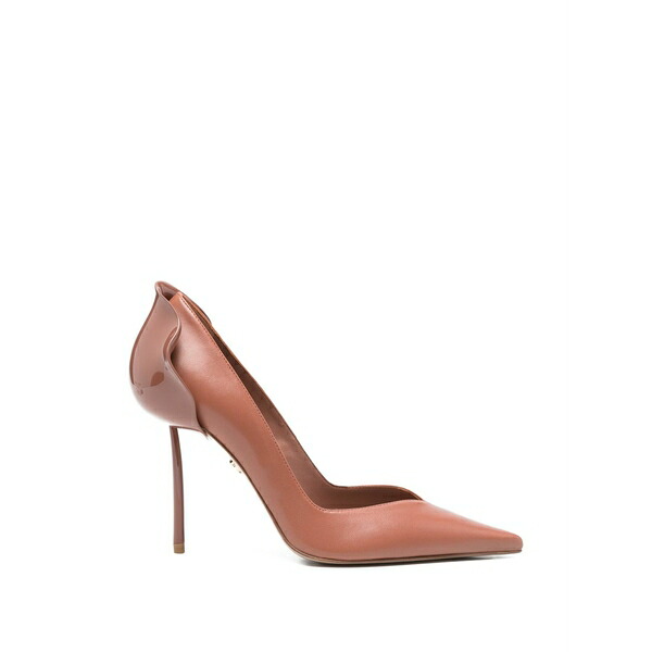 ル シラ レディース パンプス シューズ Petalo ruffled pointed pumps Neutrals