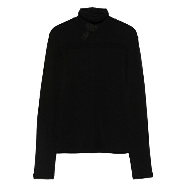 フォルテ フォルテ レディース 編み物\u0026プルオーバー アウター Fine-knit jumper Black