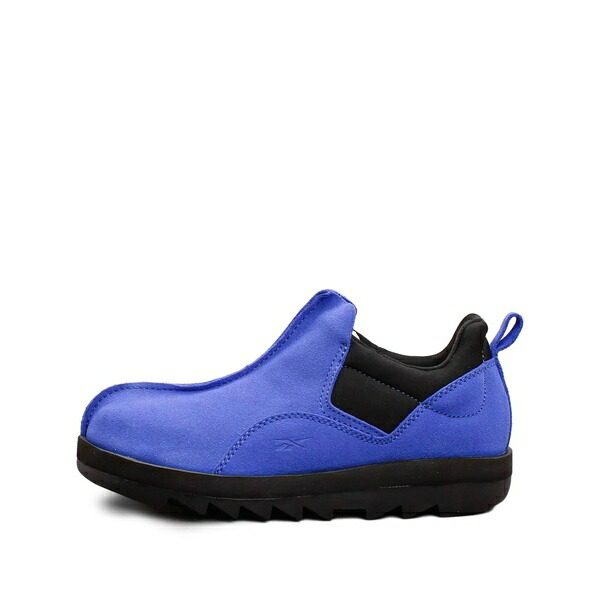 リーボック メンズ スニーカー シューズ Beatnik slip-on calf-suede sneakers Blue