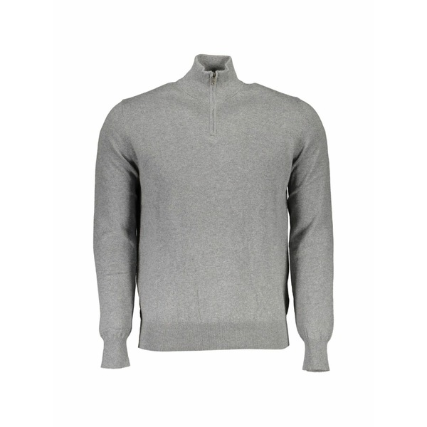 北の方大売り出し メンズ 編み物\u0026ティーシャツ アウター Quarter-zip mock-neck sweater Grey