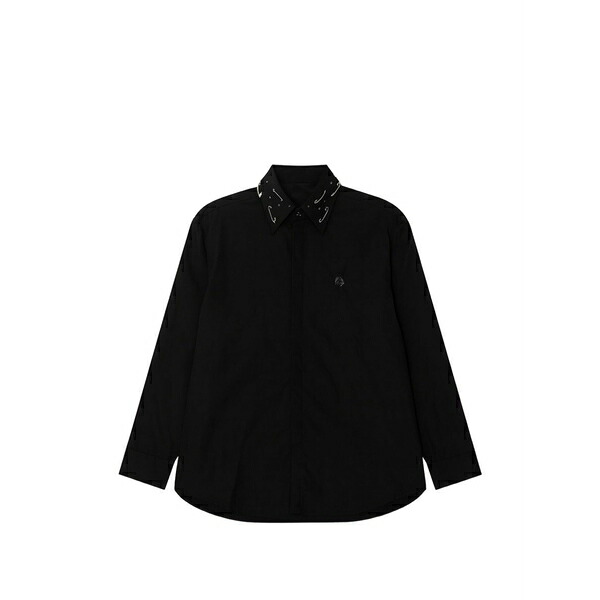 ジョン バージニアの州都 メンズ ティーシャツ トップス Safety-pin shirt Black