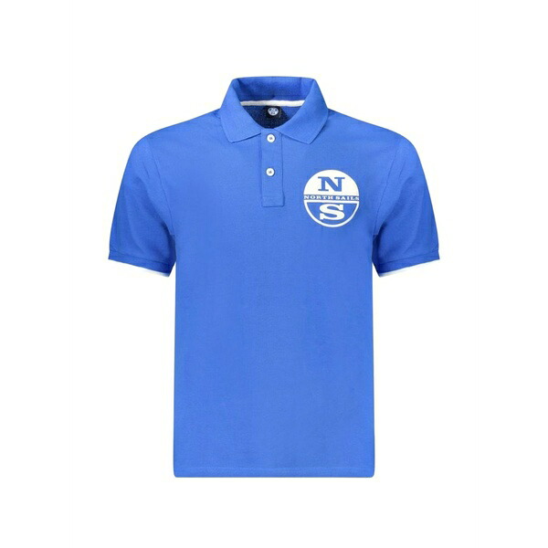 北の方大売り出し メンズ スポーツシャツ トップス Logo-print polo shirt Blue