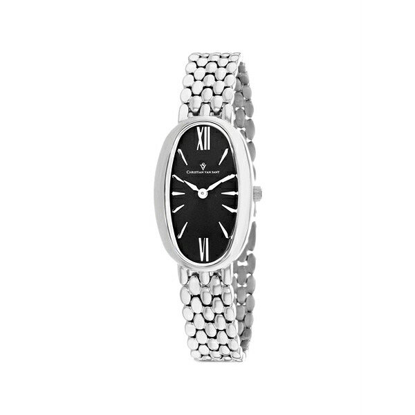 クリスチャンバンサント レディース ウオッチ 付属物 Lucia pebble bracelet 31粍 watch Black