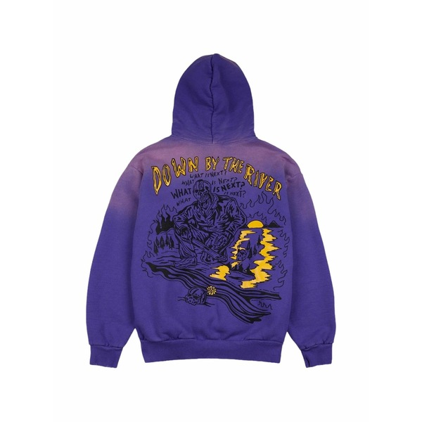 ウォーレンロータス メンズ パーカー・スウェットシャツ アウター Graphic-print hoodie Purple