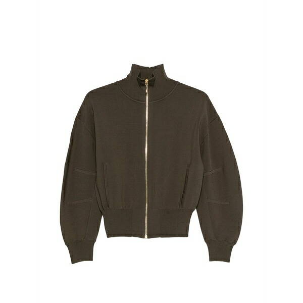 ジョセフ レディース ジャケット＆ブルゾン アウター Sable zip knitted jacket Green｜asty
