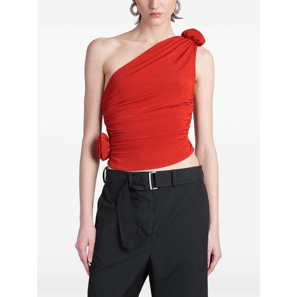 マグダ・ブトリム レディース カットソー トップス One-shoulder top  Red