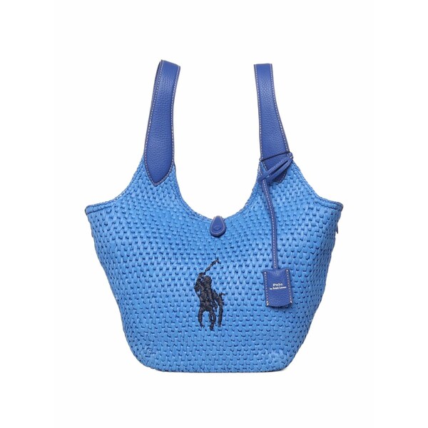 ラルフローレン レディース ショルダーバッグ 御徒面子 Polo play shoulder bag Blue