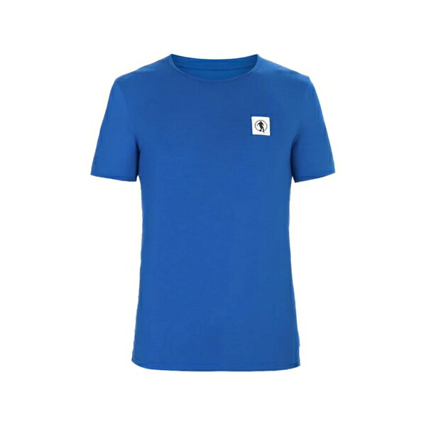 ビッケンバーグス メンズ ティーシャツ トップス Logo-patch crew-neck t-shirt Blue
