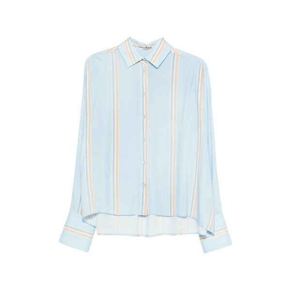 エルマンノ シェルヴィーノ レディース プルオーバー トップス Striped shirt Blue
