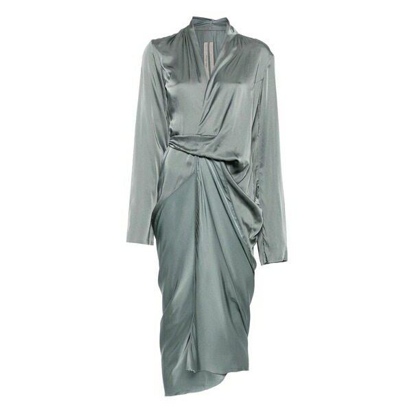 リックオウエンス レディース 衣装 トップス Draped wrap dress Blue