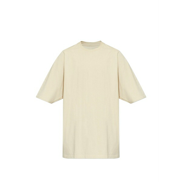 リックオウエンス メンズ ティーシャツ トップス Seam detail t-shirt Neutrals