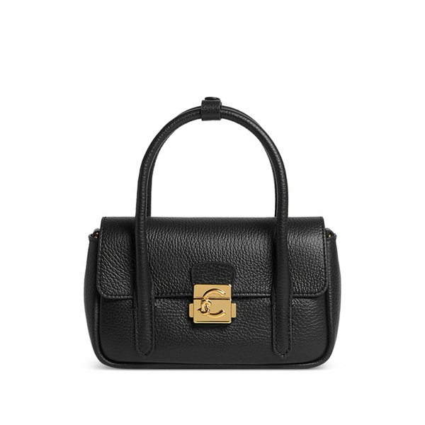 コチネレ レディース ハンドバッグ バッグ Mini top-handle tote bag Black|asty