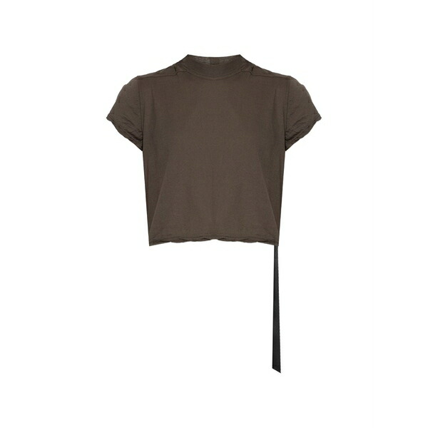 リックオウエンス レディース プルオーバー トップス Cropped small level t-shirt Brown