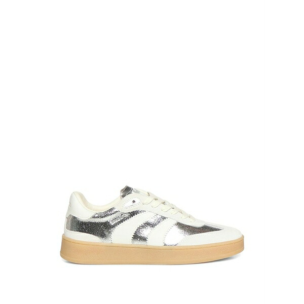クライムロンドン レディース スニーカー シューズ Wembley metallic-effect sneakers White｜asty