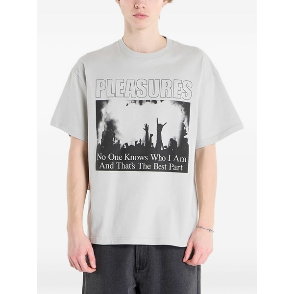プレジャーズ メンズ ティーシャツ トップス Incognito short-sleeve t-shirt Grey