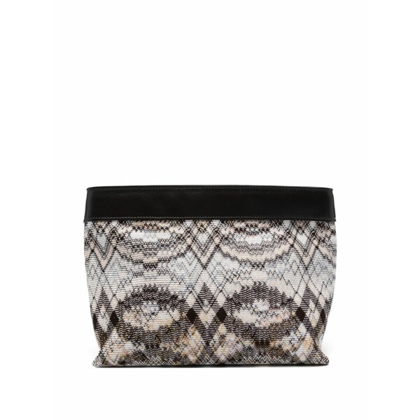 ミッソーニ レディース ショルダーバッグ 御徒面子 Patterned trim shoulder bag Brown