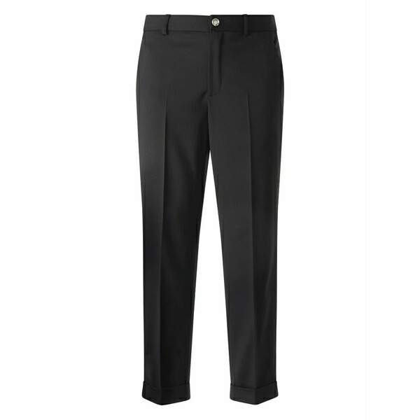 ロベルトカヴァリ メンズ 心地好いズボン下 ボトムス Cropped trousers Black