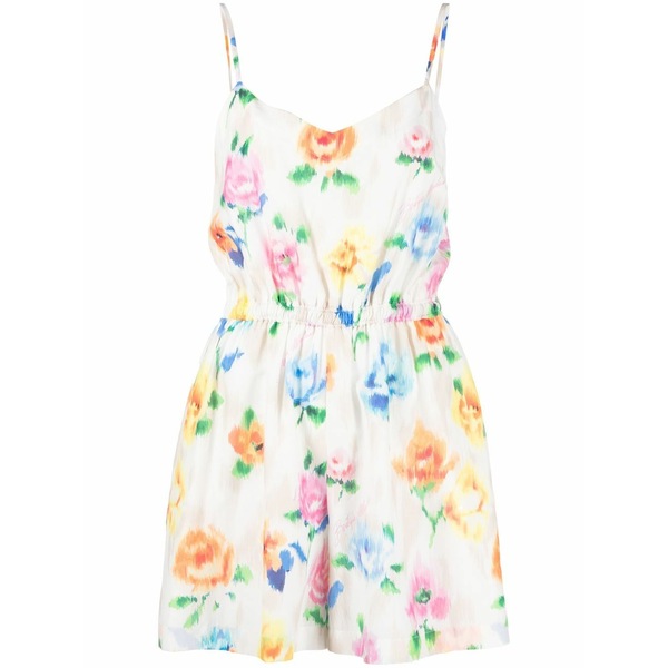 ブティックモスキーノ レディース 衣裳 トップス Floral-print sleeveless mini dress White