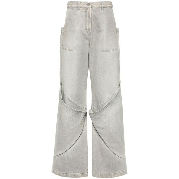 ジ アティコ レディース デニムパンツ ボトムス Extra denim jeans Grey|asty