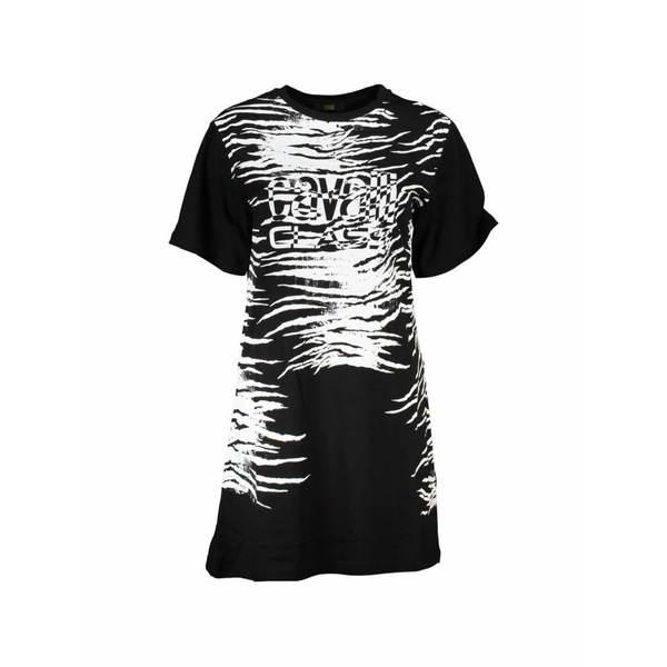 カヴァリ 社会階級/ロベルト・カバリ レディース 衣裳 トップス Zebra-print mini dress Black