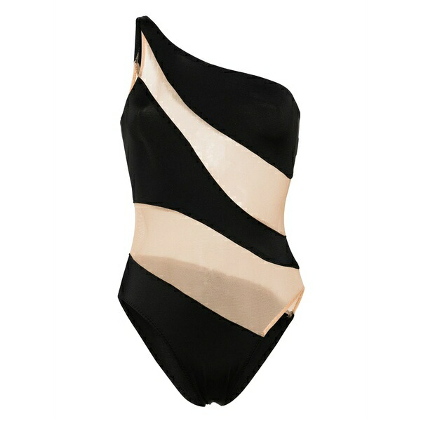 ノーマカマリ レディース 衣裳 トップス Snake one-shoulder swimsuit Black