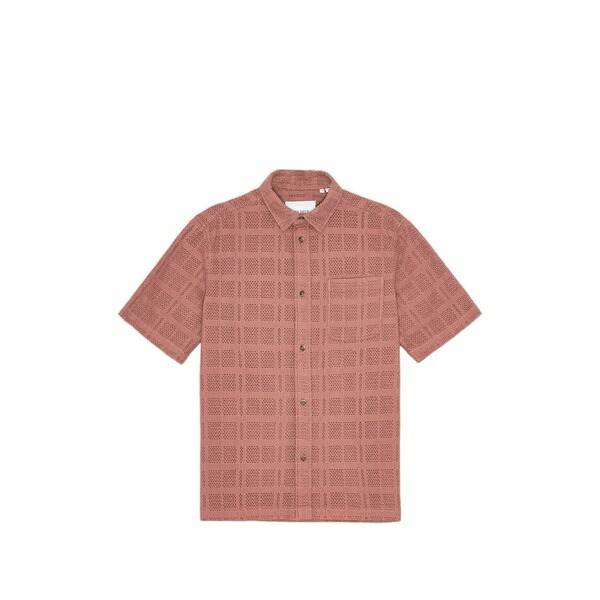 レ ドゥ メンズ ティーシャツ トップス Charlie checked short-sleeve shirt Red
