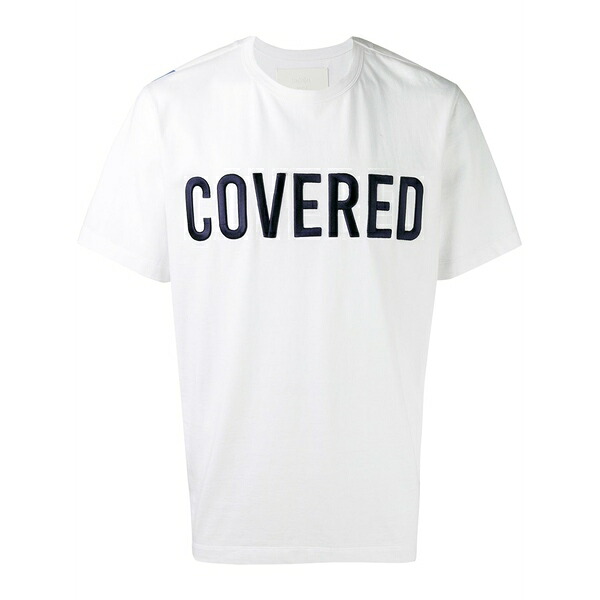ジュン・ジー メンズ プルオーバー トップス \u0027covered\u0027 patch t-shirt White