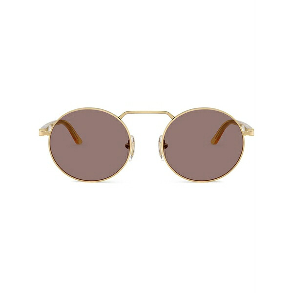 ペルソル メンズ サングラス・アイウェア 佩び物 Round-frame sunglasses Gold