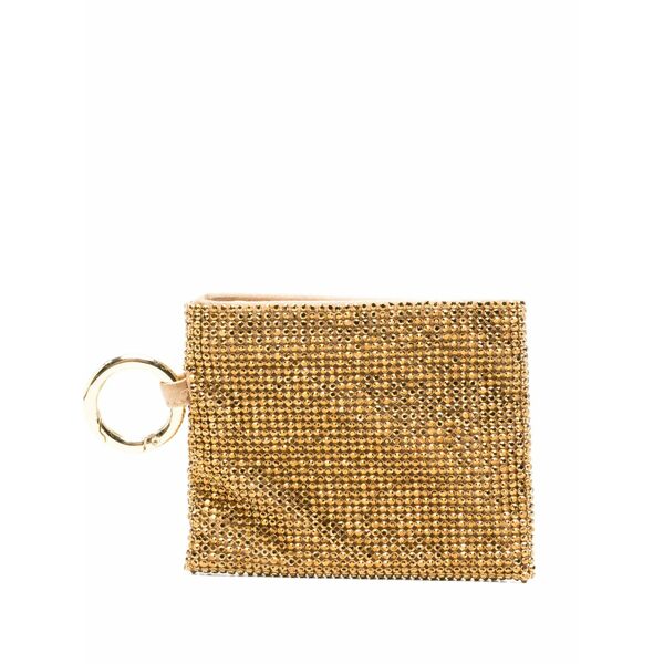 ベネデッタベルジッチーズ レディース 紙入れ 付属品 Crystal-embellished wallet Gold