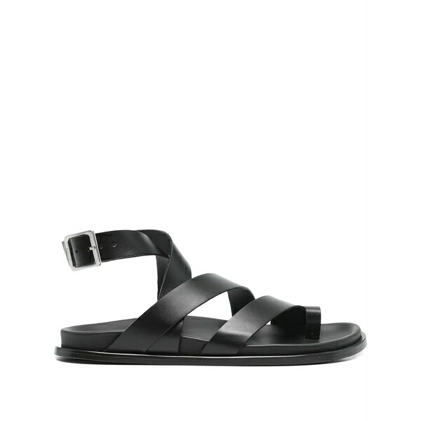 アロハス レディース サンダル シューズ Tide toe strap sandals Black