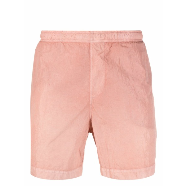 シーピーカンパニー メンズ 心地よいズボン下 ボトムス Logo-patch swim shorts  Pink