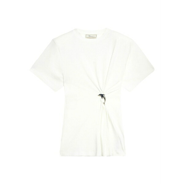 ブルマリン レディース ティーシャツ トップス Dolphin-detail t-shirt White
