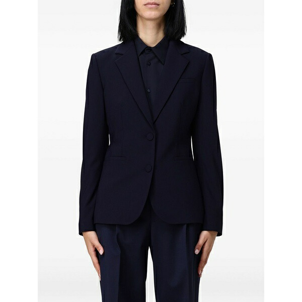 ドンダップ レディース 上衣＆上衣 アウター Button blazer Blue