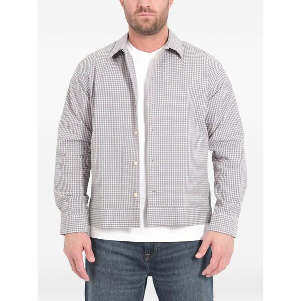 エヌエヌ77 メンズ プルオーバー トップス Reed gingham button shirt Blue